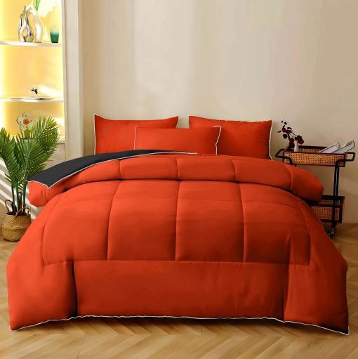 روتختی ساده نارنجی مشکی | کالای سفارشی