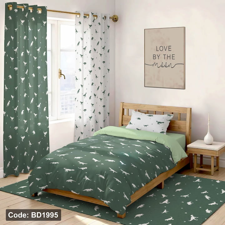 روتختی نوجوان طرح دایناسور رنگ سبز | کالای سفارشی