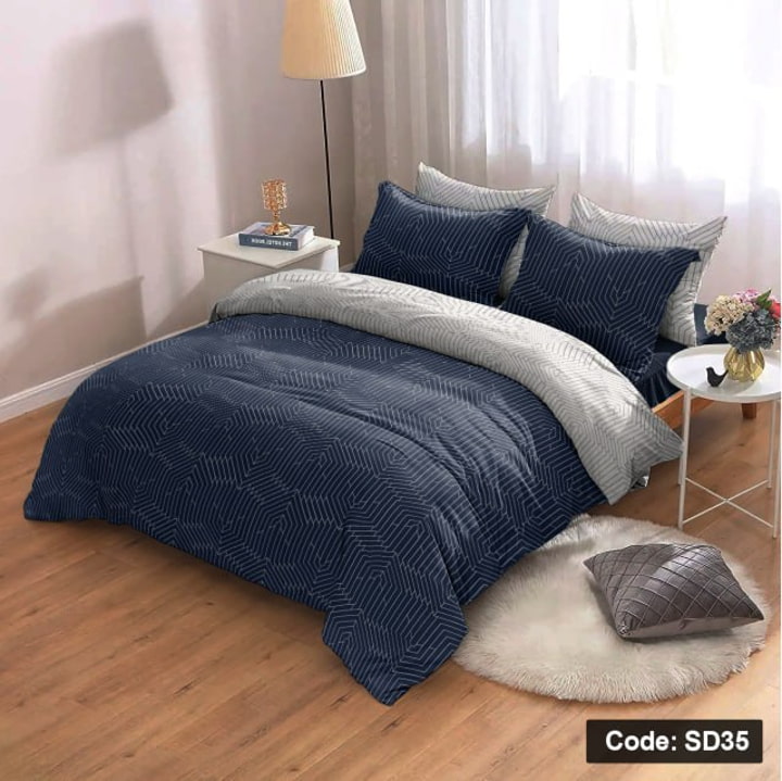 روتختی دورو سفید سرمه‌ای | کالای سفارشی