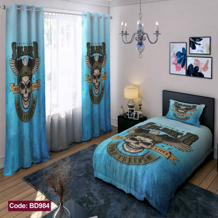 روتختی پسرانه آبی رنگ طرح  کلاکج | کالای سفارشی